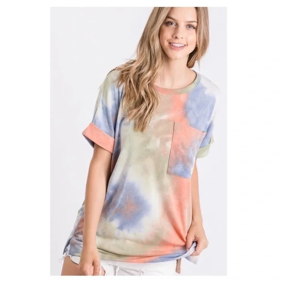 ❤️ Pretty tie dye top, size large. - Picture 7 of 11
